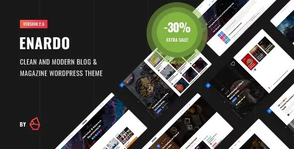 Enardo - Blog & Magazine WordPress Theme v2.7