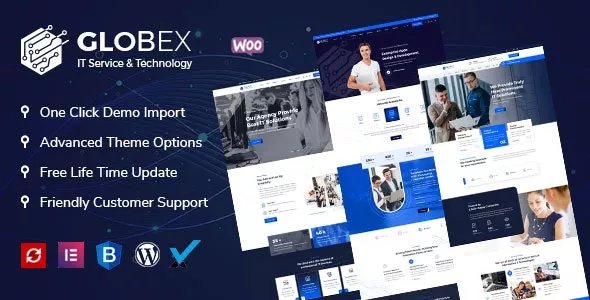 Globex v1.7 - IT Solutions &amp; Services WordPress Theme
