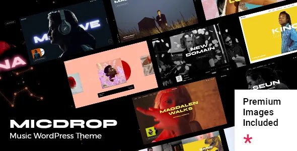 Micdrop - Music WordPress Theme v1.3