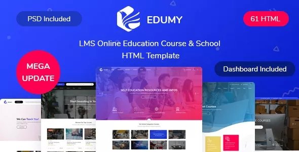 Edumy - LMS Online Education Course & School HTML Template v1.2