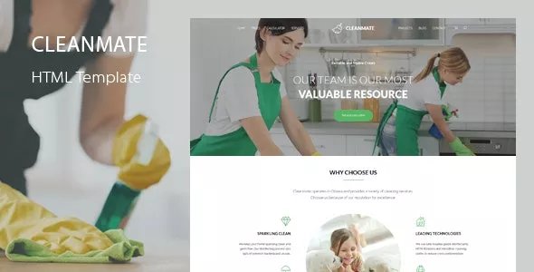 CleanMate - Cleaning Template v1.8