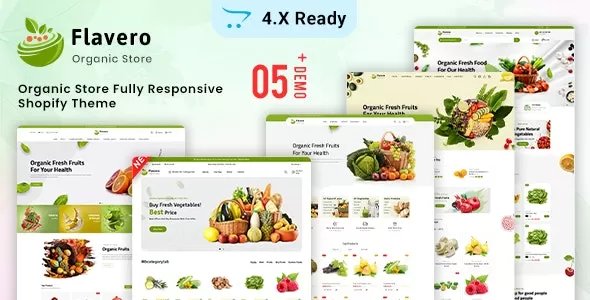 Flavero - Organic Food OpenCart Store v2.0.7