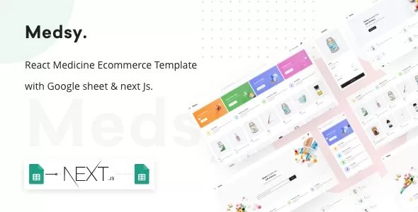 Medsy - React Medicine Ecommerce Template with Google sheet & Next JS v1.5.0