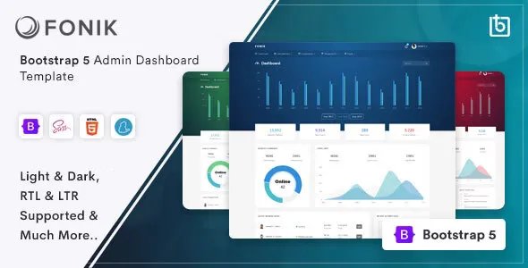 Fonik - Admin & Dashboard Template v3.1.0