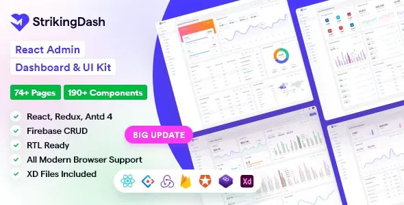 StrikingDash - React Admin Dashboard Template v3.0.2