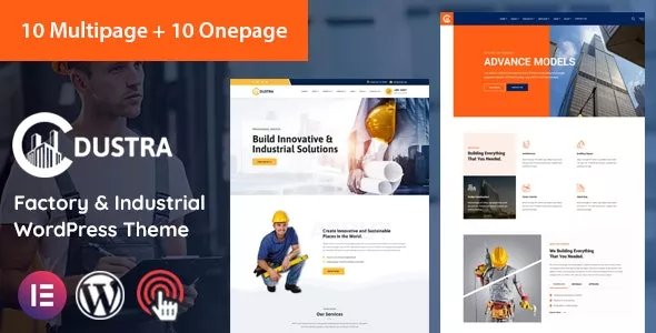 Dustra Factory Industrial WordPress v1.5.7