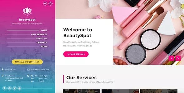 BeautySpot - Beauty Salon WordPress Theme v3.5.16
