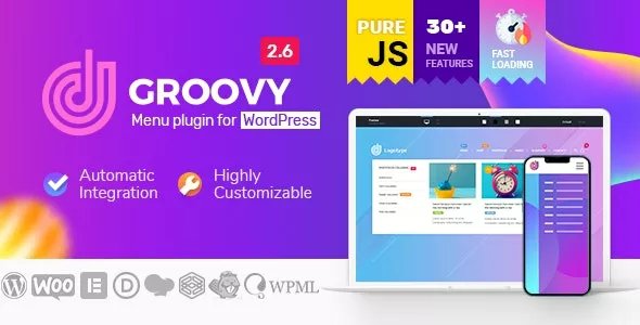 Groovy Mega Menu - Responsive Mega Menu Plugin for WordPress v2.6.3