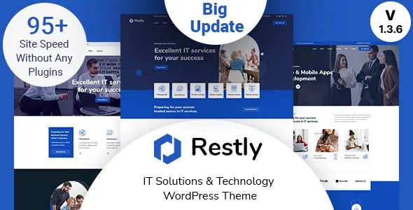 Restly - IT Solutions & Technology WordPress Theme v1.3.6