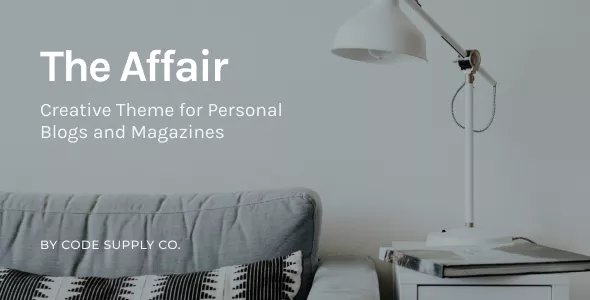 The Affair - Creative Theme for Personal Blogs and Magazines v3.5.4