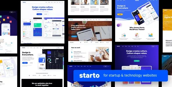 Starto - SaaS Software Startup WordPress v2.1.2