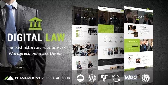 Digital Law - Attorney & Legal Advisor WordPress Theme v12.5