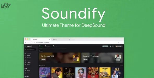 Soundify - The Ultimate DeepSound Theme v1.5.2