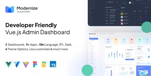Modernize VueJs Admin Dashboard v2.2