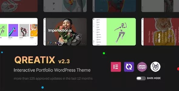 Qreatix - Interactive Portfolio WordPress Theme v2.4.1