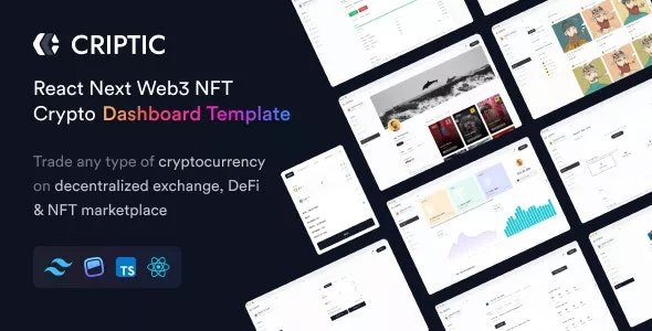 Criptic - React Next Web3 NFT Crypto Dashboard v2.7.1