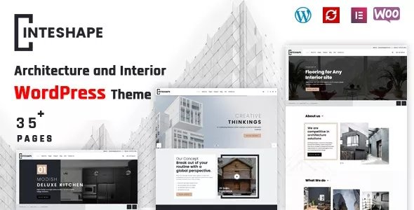 Inteshape - Architecture and Interior WordPress Theme v1.3