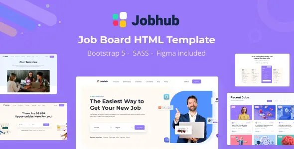Jobhub v1.2 - Job Board HTML Website Template
