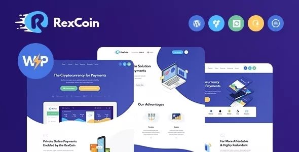 RexCoin - A Multi-Purpose Cryptocurrency & Coin ICO WordPress Theme