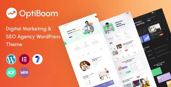 OptiBoom - Digital Marketing &amp; SEO Agency WordPress Theme v1.0.5
