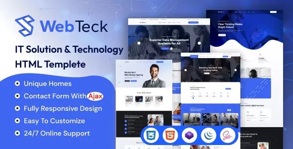Webteck - IT Solution and Technology HTML Template