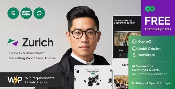 Zurich - Business &amp; Investment Consulting WordPress Theme v1.1