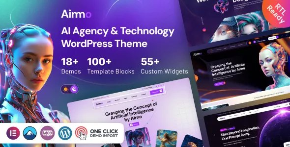 Aimo - AI Agency & Technology WordPress Theme v1.0.1