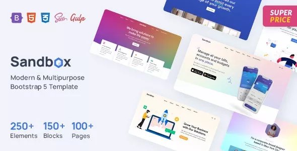 Sandbox - Modern &amp; Multipurpose Bootstrap 5 Template v3.4.1