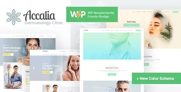 Accalia - Dermatology Clinic & Cosmetology Center Medical WordPress Theme + Elementor
