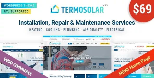 Termosolar - Maintenance Services WordPress Theme v3.5