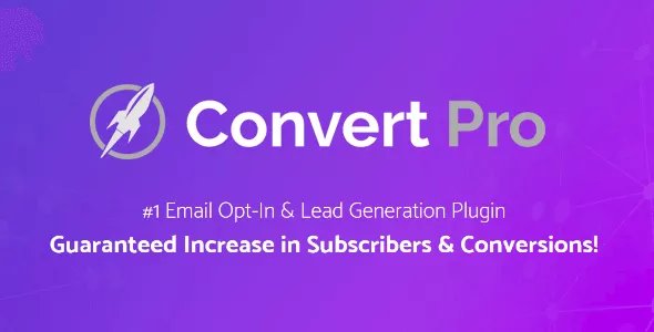 Convert Pro - The Best Lead Generation Tool for WordPress v1.8.5