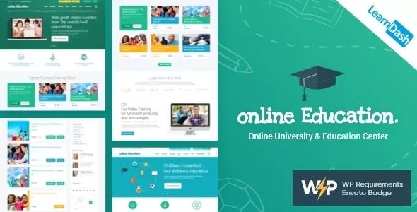 Education Center - LMS Online University & School Courses Studying WordPress Theme v3.6.12