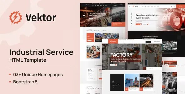 Vector - Industrial Service HTML Template v1.0