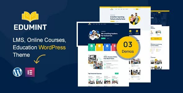 Edumint - LMS, Online Courses, Education WordPress Theme v1.0.4