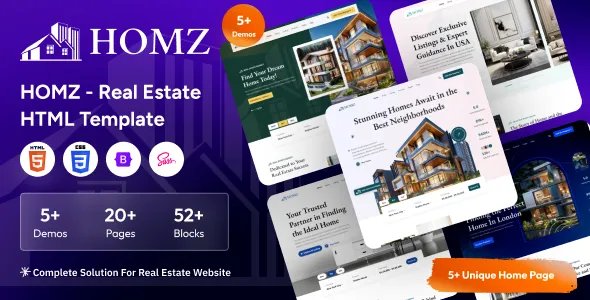 Homz - Real Estate HTML Template v1.0
