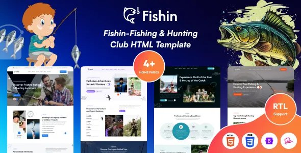 FIshin - Fishing &amp; Hunting Club HTML Template v1.0