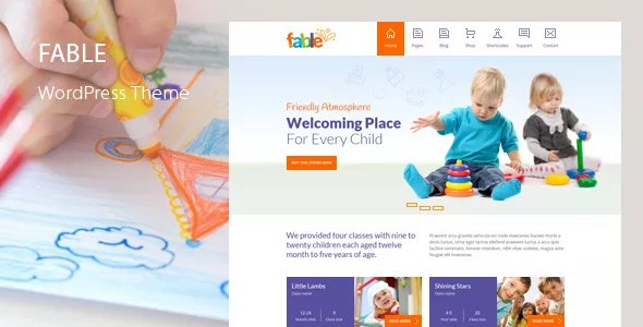 Fable - Children Kindergarten WordPress Theme v4.3