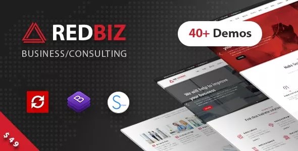 RedBiz v1.2.9 - Finance &amp; Consulting Multi-Purpose Theme