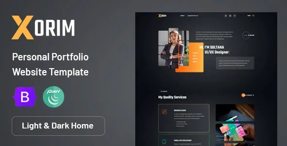 Xorim - Personal Portfolio HTML Template v1.0