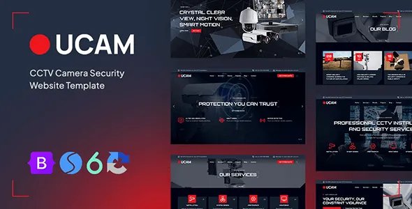 Ucam - CCTV Security Camera Website Template v1.0