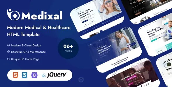Medixal - Modern Medical &amp; Healthcare HTML Template v1.0