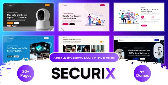 Securix - Security Service &amp; CCTV Camera System HTML Template v1.0