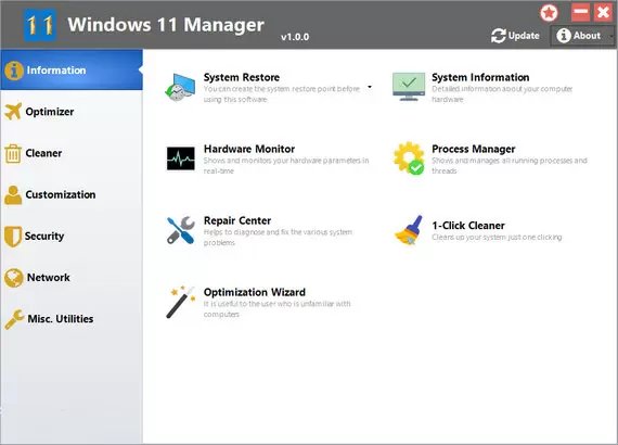 Windows 11 Manager Portable v1.4.4