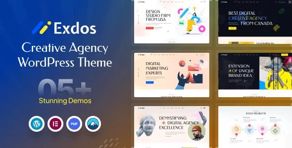 Exdos - Digital Agency WordPress Theme v1.1.1