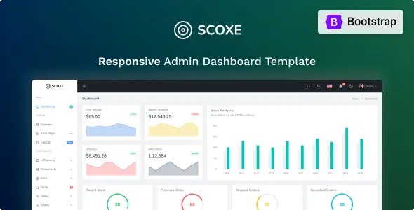 Scoxe - Admin &amp; Dashboard Template v2.0
