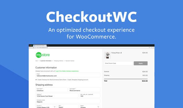 CheckoutWC v2.41.1 - Optimized Checkout Page for WooCommerce