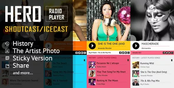 Hero - Shoutcast and Icecast Radio Player with History v4.5.0