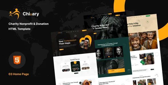 Chioary - Charity &amp; Donation HTML5 Template
