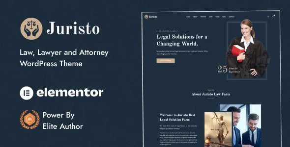 Juristo - Lawyer &amp; Attorney WordPress Theme v1.0.1