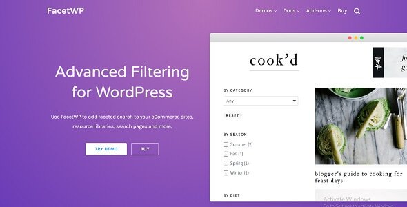 FacetWP 3.5.4 + Addons